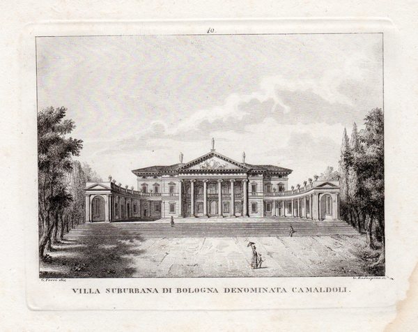 BOLOGNA - “Villa Suburbana di Bologna denominata Camaldoli" G. Ferri …