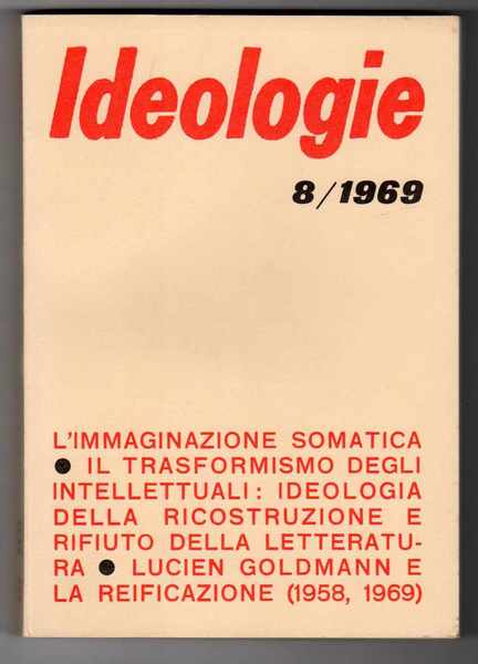 Ideologie - numero 8/1969