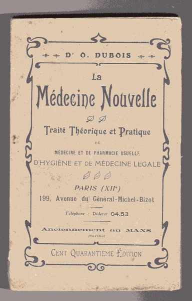 La médecine nouvelle - Traité théorique et pratique de médecine …
