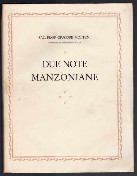 Due note manzoniane - La figura di Pietro figlio di …