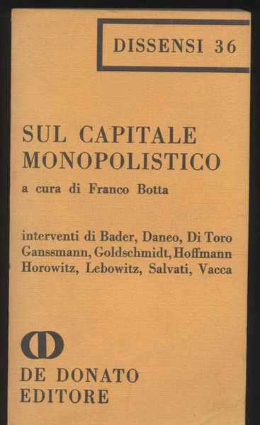 Sul capitale monopolistico