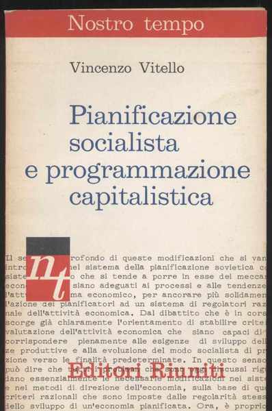 Pianificazione socialista e programmazione economica