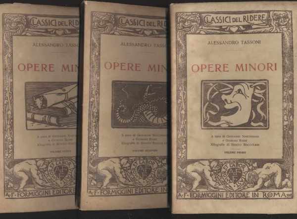 Opere minori Vol. primo, secondo e terzo - I classici …