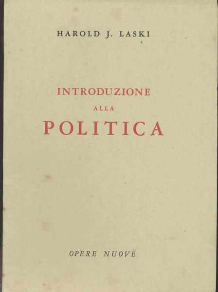 Introduzione alla politica - Nuova edizione a cura di Martin …