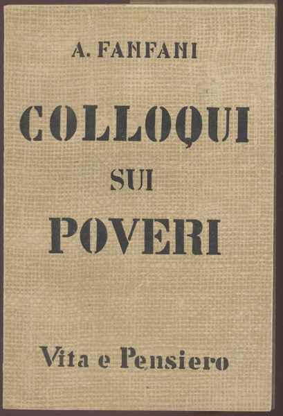 Colloquio sui poveri - Quinta edizione