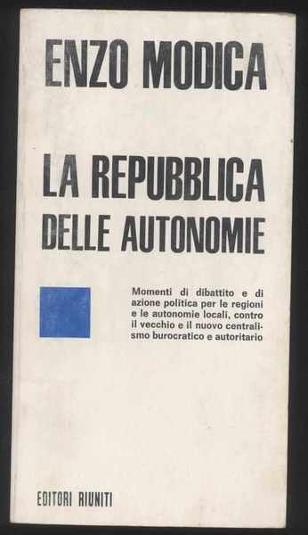 La repubblica delle autonomie