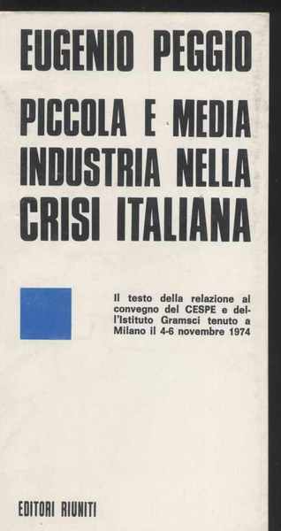 Piccola e media industria nella crisi italiana