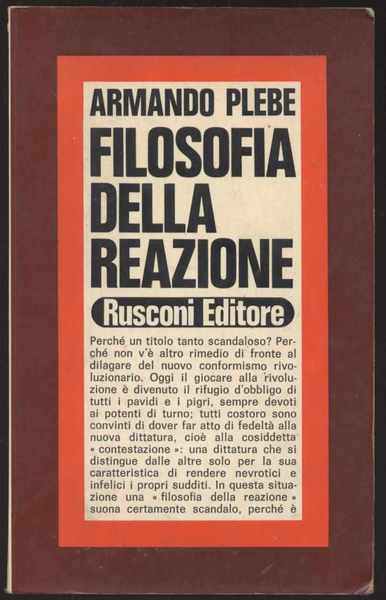 Filosofia della reazione