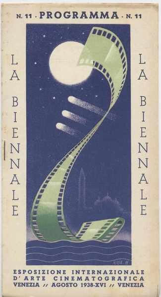 Esposizione internazionale d'arte cinematografica Venezia agosto 1938 - Programma del …