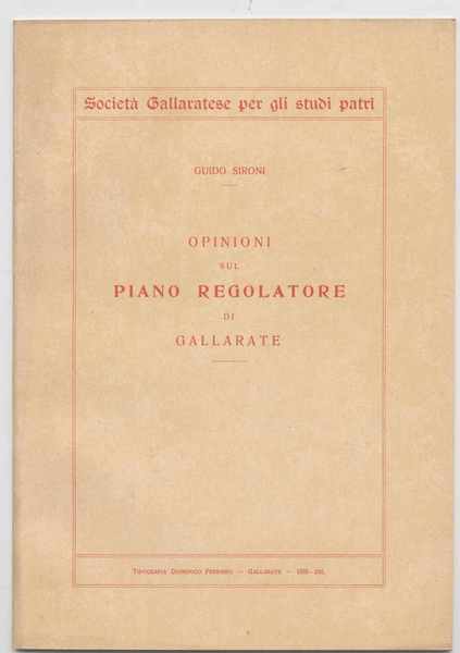 Opinioni sul piano regolatore di Gallarate