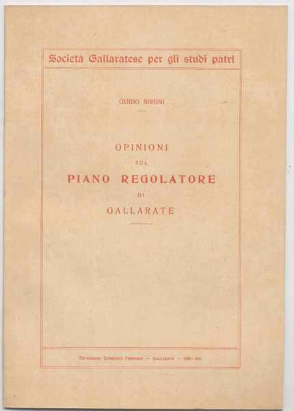 Opinioni sul piano regolatore di Gallarate