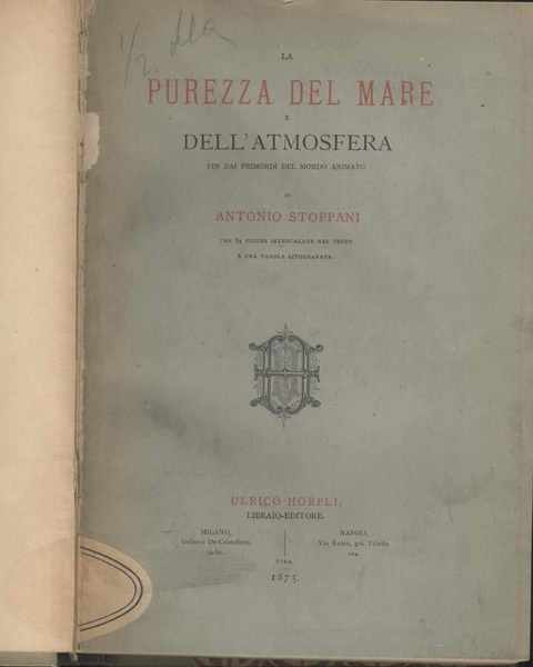 La purezza del mare e dell'atmosfera fin dai primordi del …