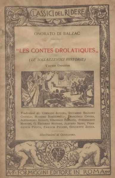 Les contes drolatiques (Le sollazzevoli Historie) Terza decina - Classici …