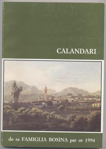 Calandari do ra Famiglia Bosina par or 1994