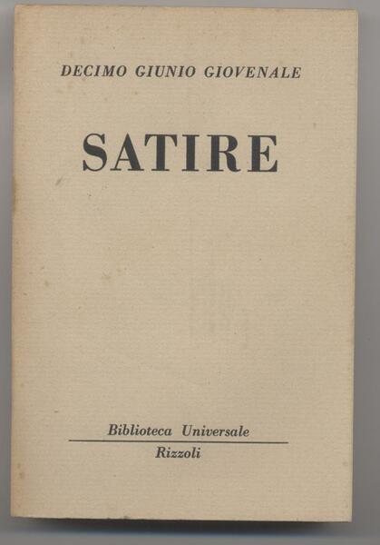 Satire - n. 1551-1553 vecchia Bur brossura grigia