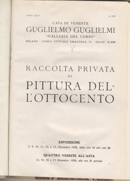 Raccolta privata di pittura dell'Ottocento