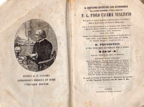 Il centesimo duodecimo giro astronomico (Per l'anno 1874) del celebre …