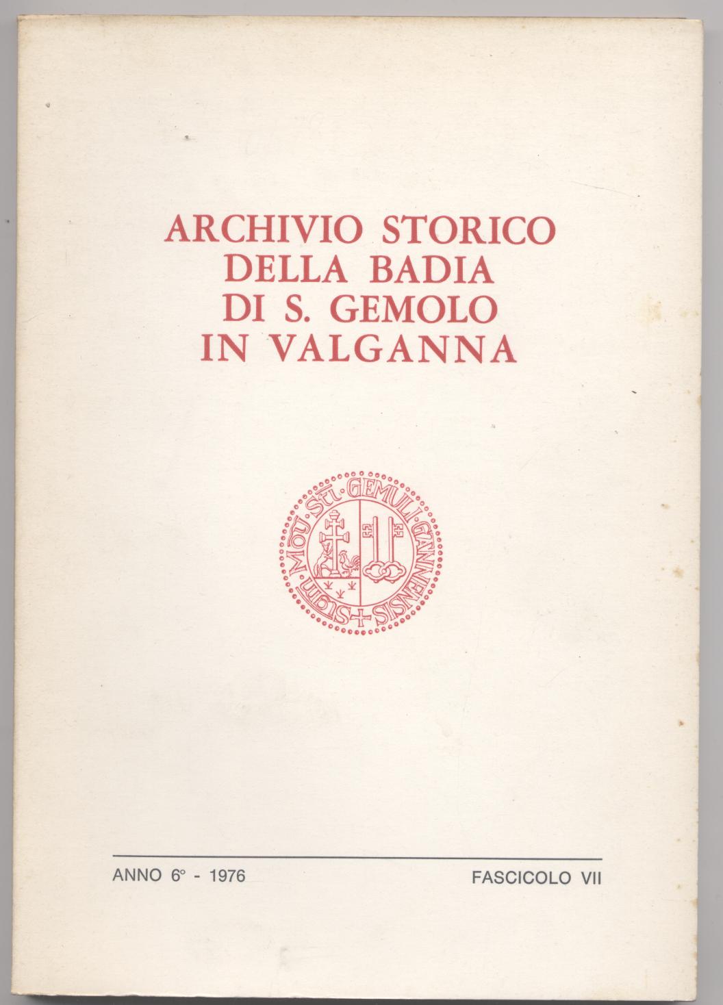 Archivio storico della Badia di S. Gemolo in Valganna - …