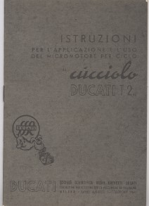 Ducati - Istruzioni per l'applicazione e l'uso del micromotore per …
