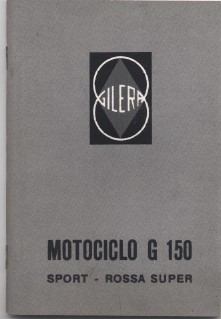 Gilera motociclo G 150 Sport - Rossa Super - Istruzioni …