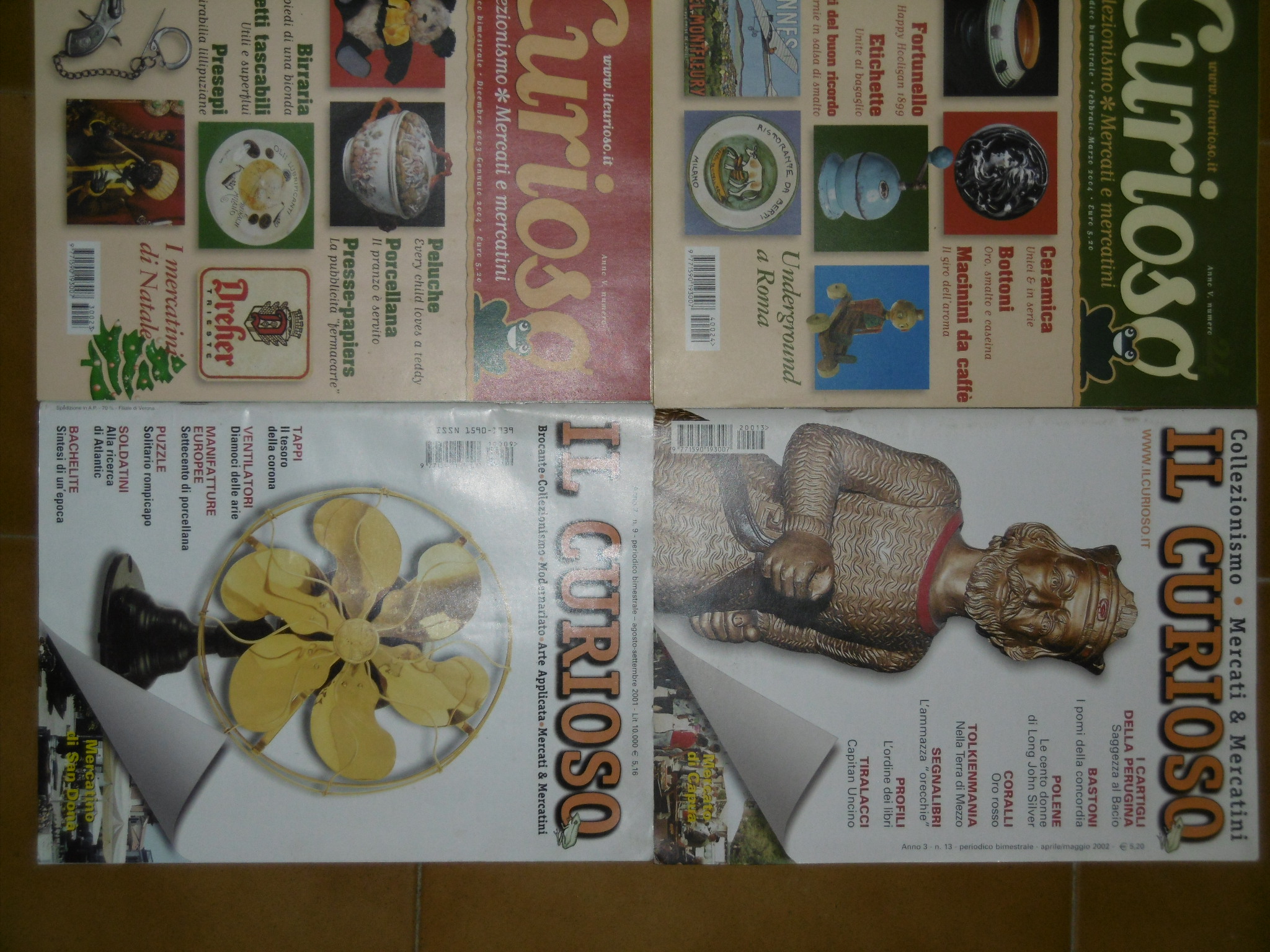 IL CURIOSO - Rivista bimestrale di collezionismo vario - DISPONIBILI …