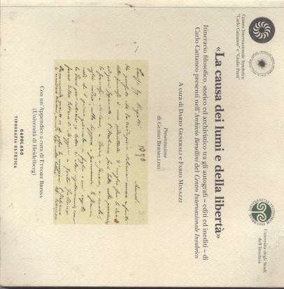 La causa dei lumi e della libertà - Itinerario filosofico, …