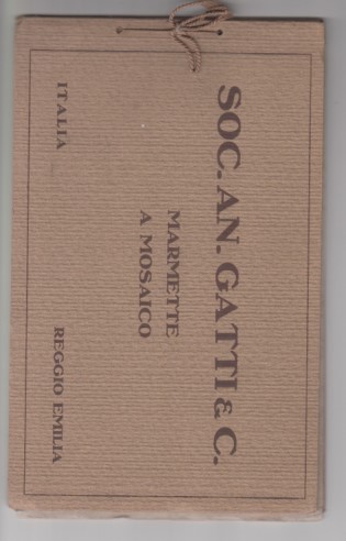 Marmette a mosaico - Soc. An. Gatti & C. Reggio …