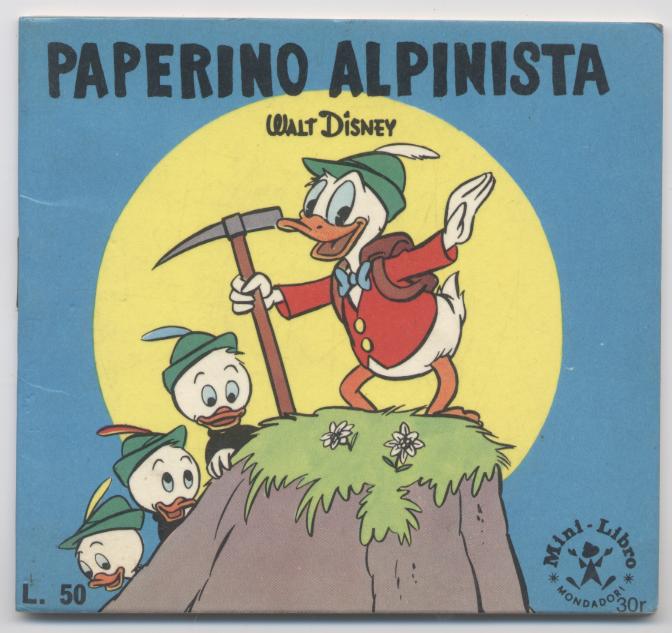 Paperino alpinista - Mini libro Mondadori