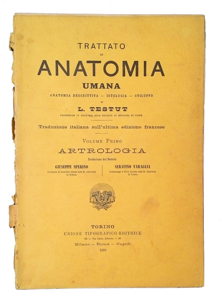 Trattato di anatomia umana: anatomia descrittiva, istologia, sviluppo di L. …