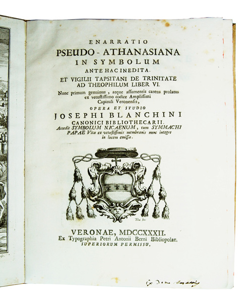 Enarratio pseudo-Athanasiana in symbolum ante hac inedita. Et Vigilii Tapsitani …