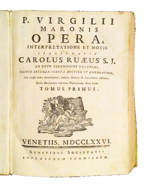 P. Virgilii Maronis Opera. Interpretatione et notis illustravit Carolus Ruaeus …