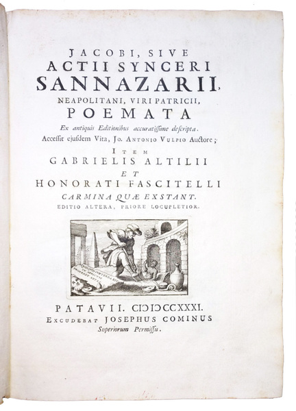 Jacobi, sive Actii Synceri Sannazarii, Neapolitani, viri patricii, Poemata ex …