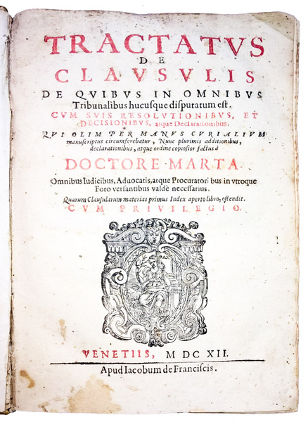Tractatus de Clausulis de quibus in omnibus Tribunalibus hucusque disputatum …