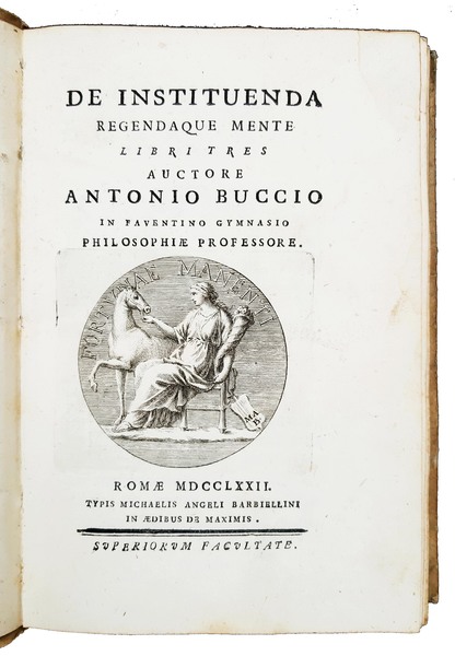 De instituenda regendaque mente libri tres auctore Antonio Buccio in …