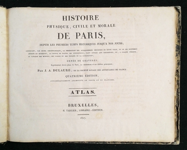 Histoire physique, civile et morale de Paris depuis les premiers …