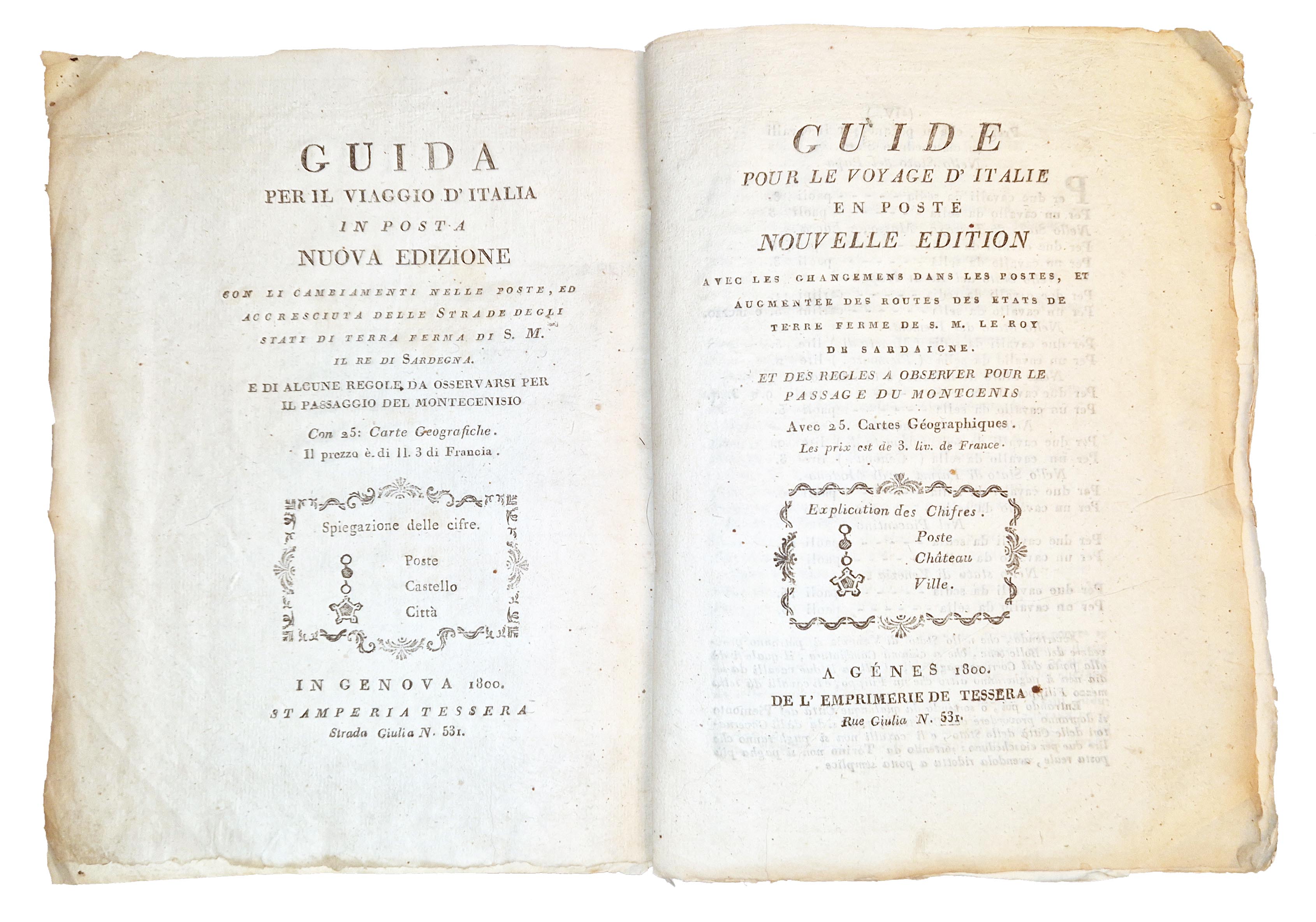 Guida per il viaggio d'Italia in Posta. Nuova edizione con …