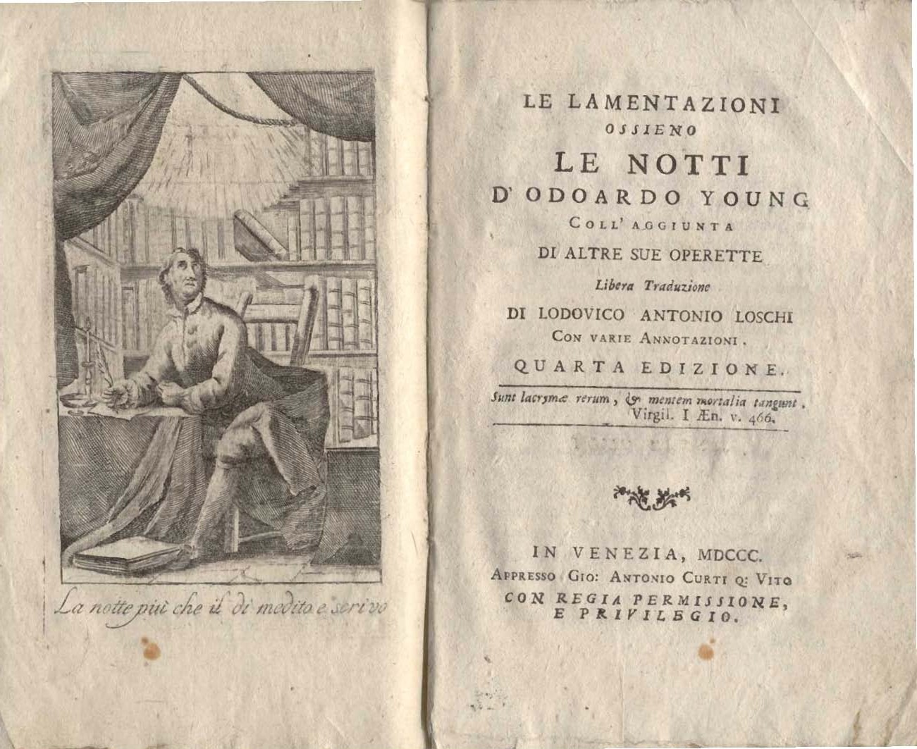 Le lamentazioni ossieno Le notti d'Odoardo Young coll'aggiunta di altre …