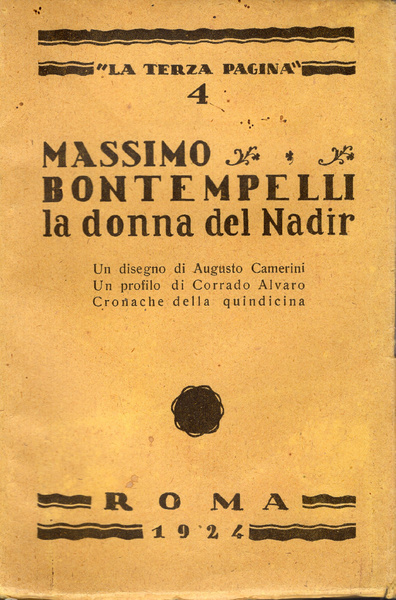 La donna del Nadir. Un disegno di Augusto Camerini. Un …