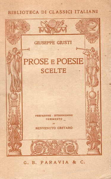 Poesie e prose scelte