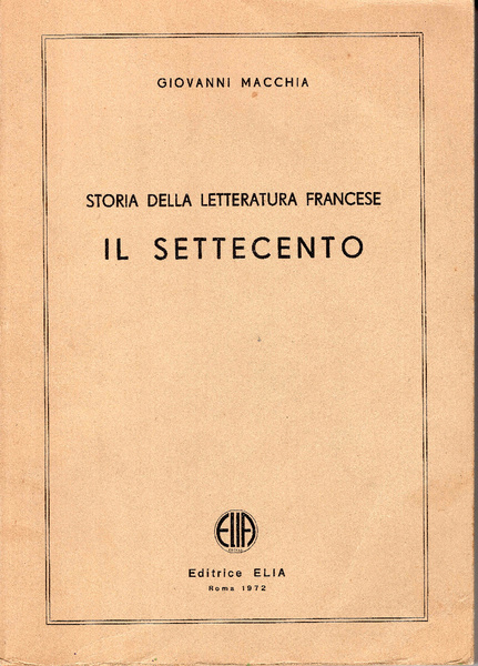 Storia della letteratura francese: il Settecento