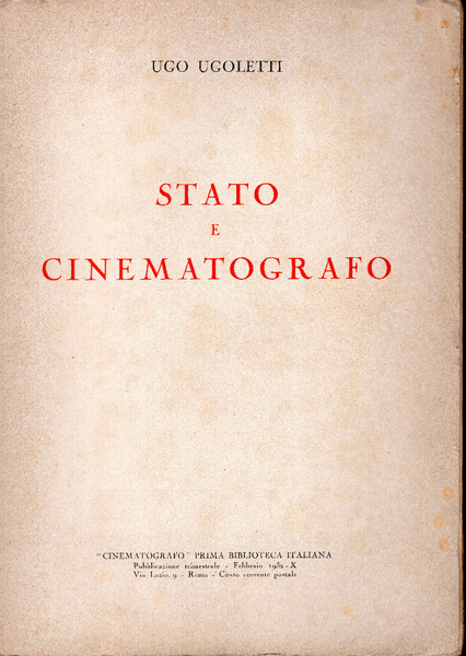 Stato e cinematografo