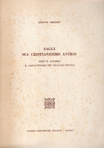 Saggi sul Cristianesimo antico