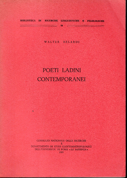 Poeti Ladini Contemporanei