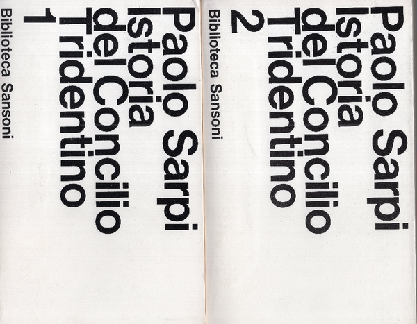 Istoria del Concilio Tridentino (2 volumi)