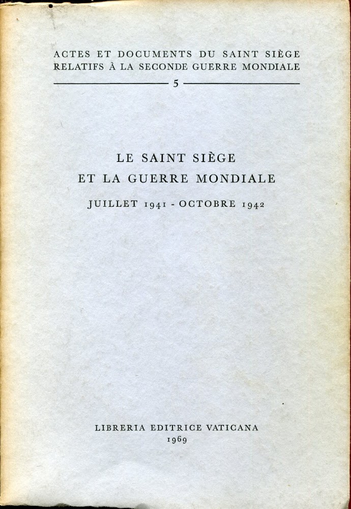 Actes et documents du Saint Siège relatifs à la Seconde …
