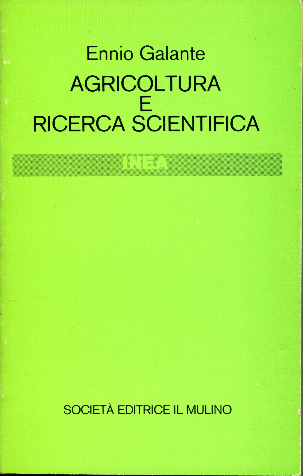 Agricoltura e ricerca scientifica