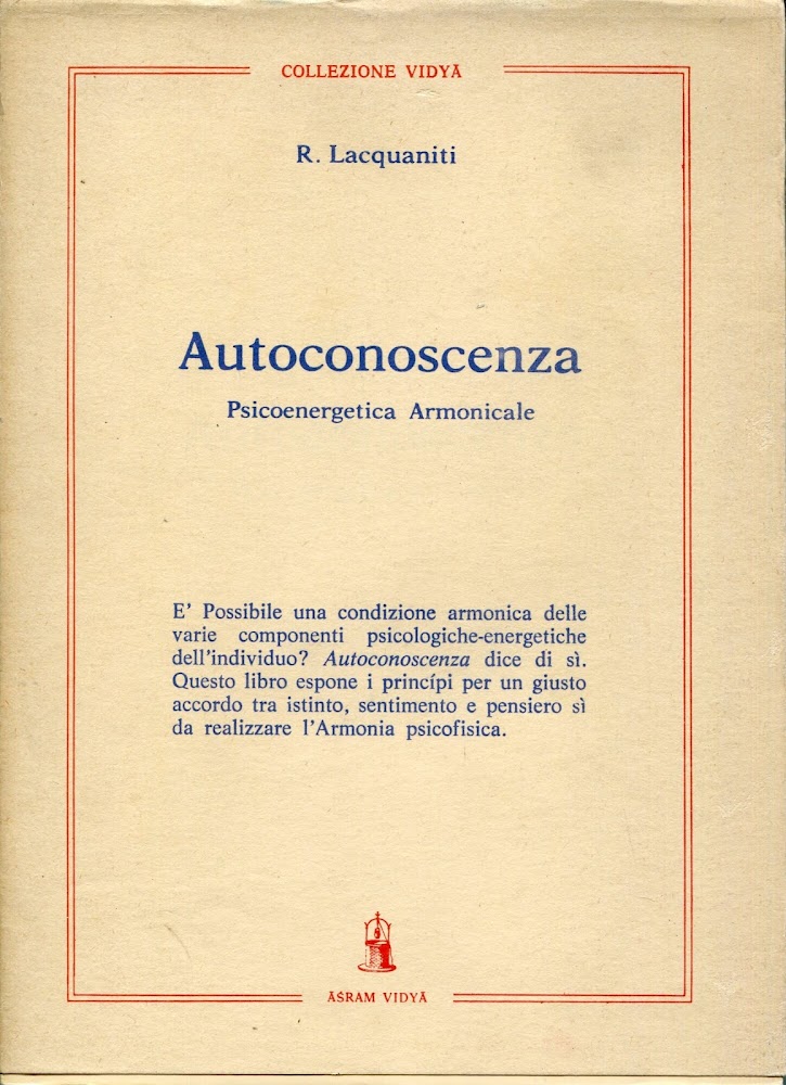 Autoconoscenza : psicoenergetica armonicale