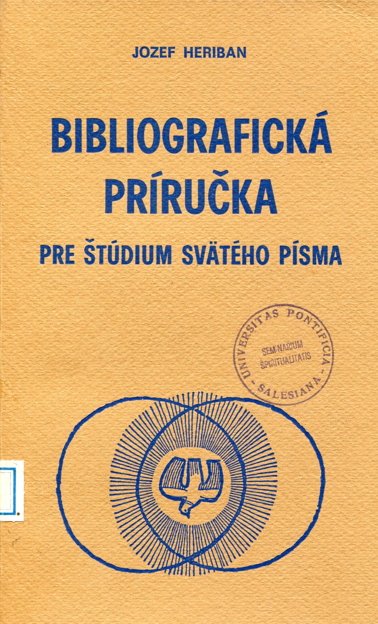 Bibliografická príručka : pre štúdium svätého písma