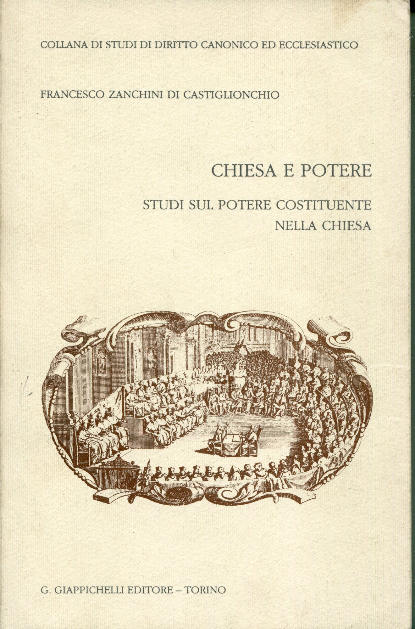 Chiesa e potere : studi sul potere costituente nella Chiesa