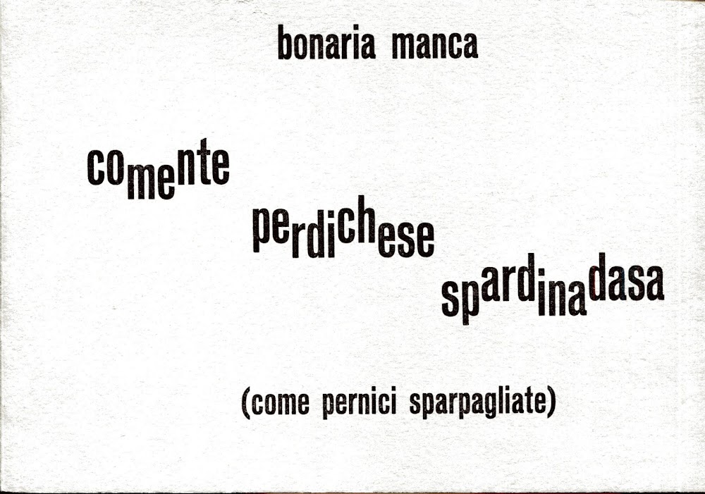 Comente perdichese spardinadasa (come pernici sparpagliate). Presentazione a cura di …